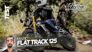 FANTIC FLAT TRACK 125 I TEST MOTORLIVE [upl. by Huckaby]