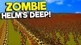 Massive Zombie Swarm Invades Helms Deep in SwarmZ [upl. by Evelina]