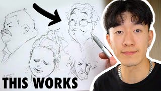 How I Practice Drawing FACES Beginner Friendly [upl. by Eleumas958]