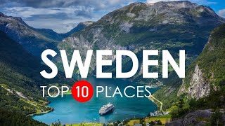 Top 10 Beautiful Places to Visit in Sweden  Sweden Travel Video [upl. by Sofer]