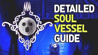 Hollow Knight All Soul Vessel Fragments Location Guide [upl. by Nojel]