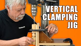 Vertical Clamping Jig  Drill Press Jig [upl. by Volnak]