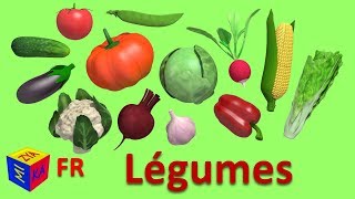 Apprendre les légumes en français Dessins animés éducatifs pour bébés Vegetables in French [upl. by Nired]