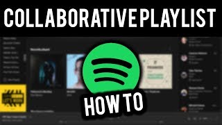 How To Make a Collaborative Playlist on SPOTIFY [upl. by Septima]