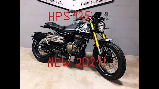 Mondial HPS Hipster 125i ABS  2021 E5 Black B196  Infos Walkaround Details [upl. by Hagi]