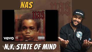 Nas  NY State of mind  REACTION [upl. by Adidnere]