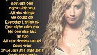 Ashley Tisdale He said she said LYRICS [upl. by Erbma]