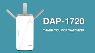 How to Set Up the AC1750 WiFi Range Extender DAP1720 [upl. by Swanhildas349]