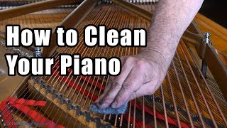 How to Clean Your Piano Safely [upl. by Adara230]