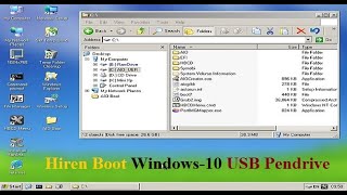 Create A Bootable Hiren’s Boot CD on USB Flash Drive 2020 Windows10 [upl. by Thrasher]