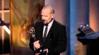 Bryan Cranston Wins 2nd Emmy 2009 [upl. by Attolrac]