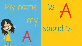 The Letter A Song Letter Names and Sounds [upl. by Lamraj]