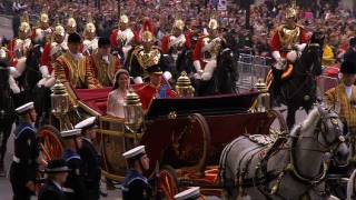 William and Kate on the Procession Route  The Royal Wedding  BBC [upl. by Aeslehc]