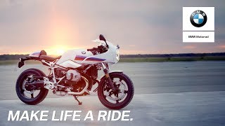 IN THE SPOTLIGHT The new BMW R nineT Racer [upl. by Zorah561]