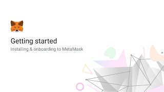 Getting Started with MetaMask [upl. by Ueik]