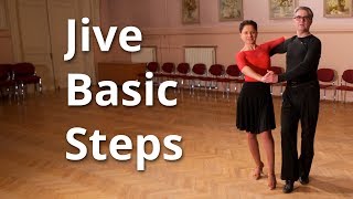 Jive Basic Steps  Dance Routine and Figures [upl. by Hjerpe]