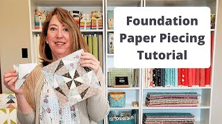 Foundation Paper Piecing Tutorial [upl. by Kcirdla]