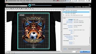 Epson SureColor F2000  Printing with Epson Garment Creator [upl. by Bergmans623]