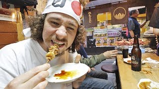 Probando comida callejera en JAPÓN 🇯🇵 [upl. by Gwynne269]