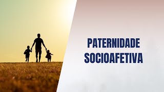 Paternidade socioafetiva [upl. by Soinski]