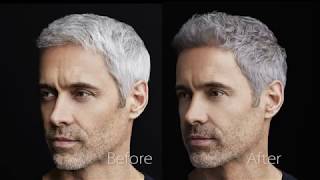 Bokashi for Men  Perfect Grey Blending Professional Hair Color [upl. by Nniroc]