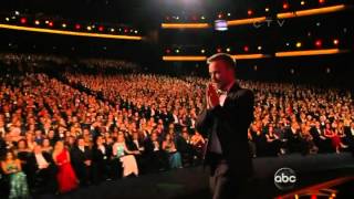 Aaron Paul wins an Emmy for Breaking Bad at the 2012 Primetime Emmy Awards [upl. by Eicaj]