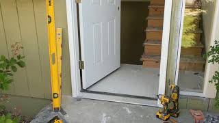 Jeld Wen Front Door Installation  Really crappy products and craftsmanship PART 1 [upl. by Beaumont]