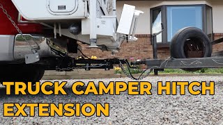 Selecting Truck Camper Hitch Extension Length  A Simple Method [upl. by Tarrel]