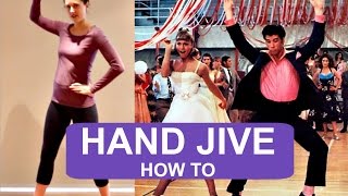 How To Do THE HAND JIVE  andreakswilson HOW TO [upl. by Elmira]