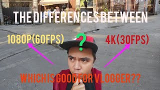 The Difference Between 1080P60fps and 4K30fps Videos [upl. by Tnemelc]