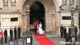 Prince William and Kate Middleton how the royal wedding day unfolded [upl. by Norre]