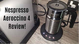 Nespresso Aeroccino 4 Milk Frother Review  Worth upgrading from the Aeroccino 3 [upl. by Martyn742]