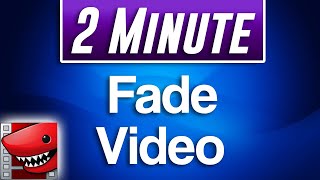 Lightworks  How to Fade In and Fade Out Video Fast Tutorial [upl. by Nesila373]