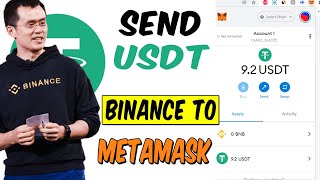 How to Send USDT from BINANCE to METAMASK [upl. by Farand]