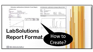 How to create HPLC REPORT of Data Method amp Batch in LabSolutions Software by Utpal Sharma [upl. by Adirahs]