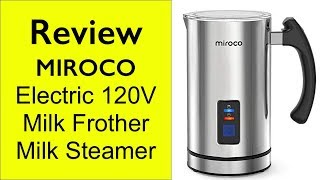 Review Miroco Milk Frother  How to make froth milk at home [upl. by Rennug]