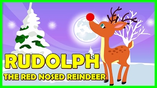 Rudolph the Red Nosed Reindeer Song with LYRICS  Rulolph Song  Tickling Toddlers [upl. by Tenrag]