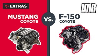 Mustang vs F150 Coyote Engine  Whats The Difference [upl. by Mossolb516]