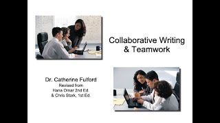 Collaborative Writing amp Teamwork [upl. by Allesor]