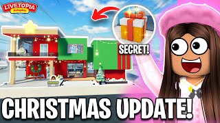 NEW 🎄 CHRISTMAS UPDATE in LIVETOPIA Roleplay ROBLOX Update 138 [upl. by Eimor]