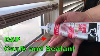 ✅ How To Use DAP Caulking and Sealant KWIK Seal Review [upl. by Eanel564]