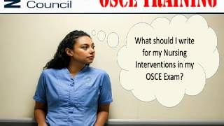 Nursing Interventions OSCE NMC Training Video [upl. by Anibur]