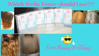 Brassy Orange hair Which Wella Toner should I use [upl. by Ynaffad]