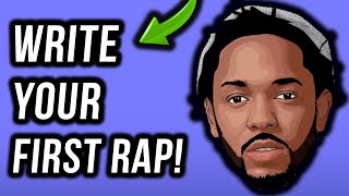 How To Write A Rap Your First Verse In Under 11 Minutes StepByStep [upl. by Othello640]