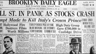 24th October 1929 Wall Street Crash begins on Black Thursday [upl. by Garland]