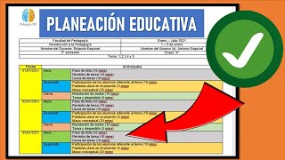 TUTORIAL Cómo Hacer una PLANEACIÓN DIDÁCTICA 2025  Pedagogía [upl. by Gupta167]