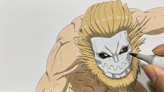 How to Draw Jaw Titan Easy  Attack on Titan Shingeki no Kyojin  進撃の巨人 [upl. by Nitsrek537]