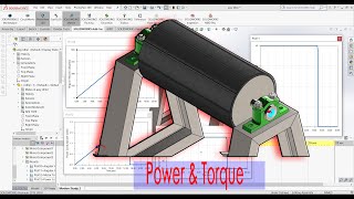 solidworks calculation power and torque  motion study [upl. by Haney]