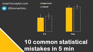 Ten Statistical Mistakes in 5 Min [upl. by Hunt]