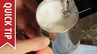 How to AutoFroth Milk for Lattes [upl. by Novick]